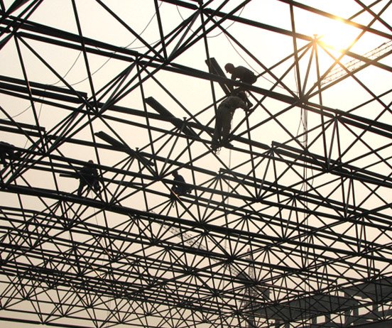 嵊州厂房网架安装